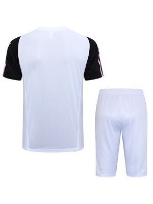 Juventus maillot d'entraînement uniforme de football vêtements de sport pour hommes hauts de football blanc chemise de sport 2023-2024